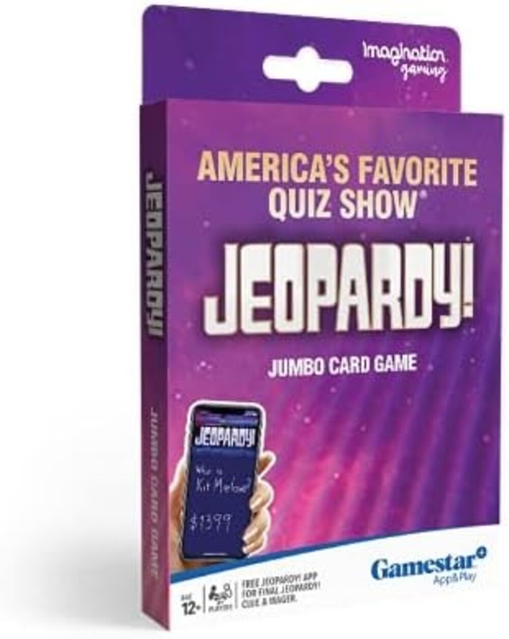 Imagination Gaming Jeopardy Jumbo Card Game Factory Sealed